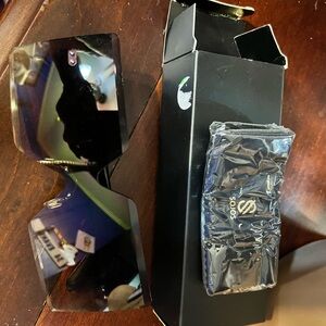 Four pair of Sleek Black Sunglasses